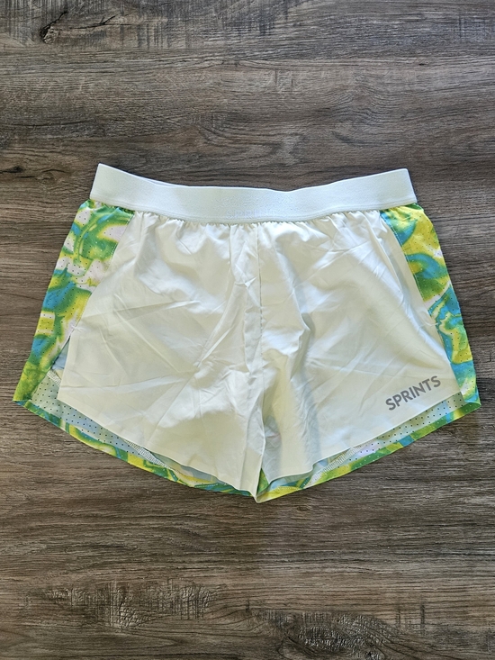 Spints Pants - Sprints Women's Avigate Green & White Lava Laps 2.5 Mercy Shorts